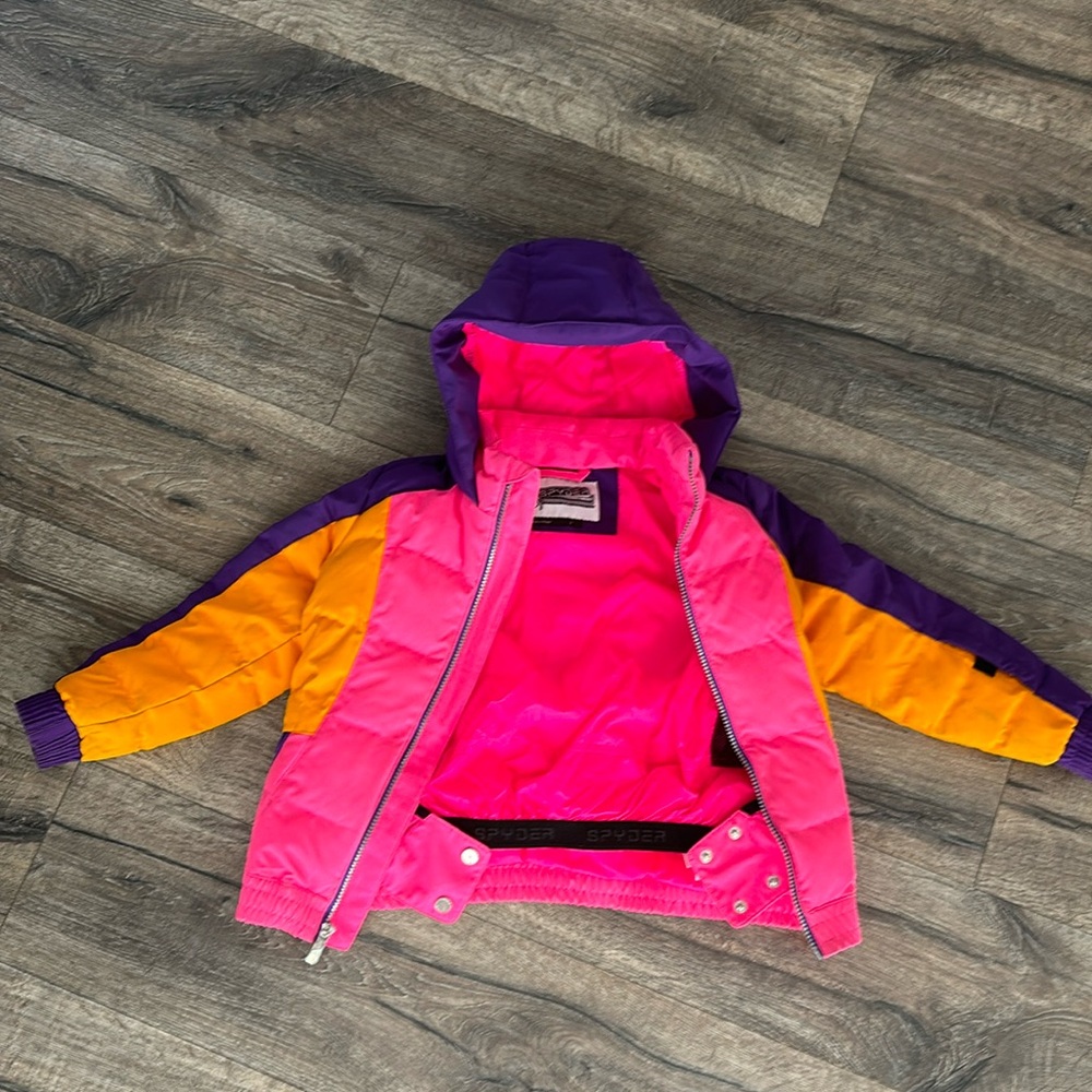 Spyder Girls Winter Jacket and Pants Set size 5T